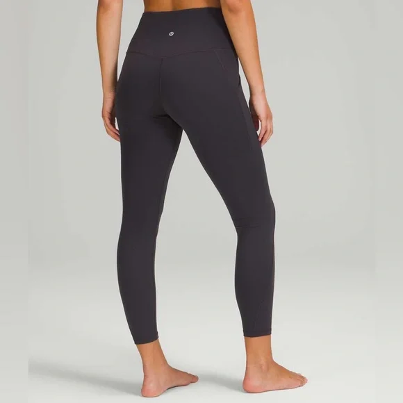lululemon Align High-Rise Pant with Pockets 25" in color black granite - Picture 1 of 6